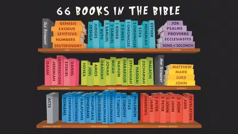 Die 66 Bücher der Bibel: Eine Reise durch Geschichte, Glaube und Weisheit