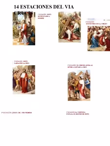 Die Via Crucis - 14 Stationen der Reflexion Die Via Crucis - 14 Stationen der Reflexion
