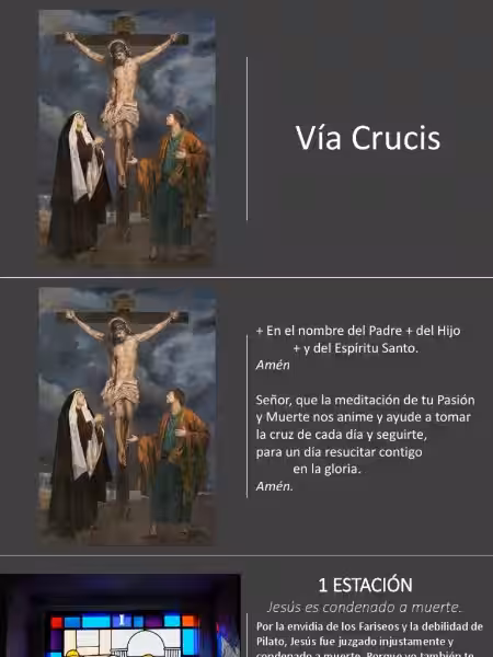 Die Via Crucis auf Spanisch: Ein spiritueller Weg des Nachdenkens Die Via Crucis auf Spanisch: Ein spiritueller Weg des Nachdenkens
