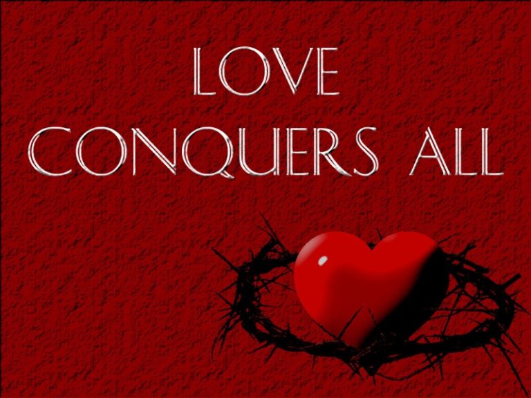 Love Conquers All A Biblical Exploration