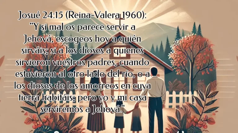 Mi Casa Y Yo Serviremos A Jehová Versículo Reina Valera