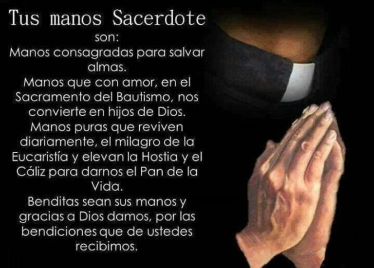 Frases de agradecimiento a un sacerdote por su labor