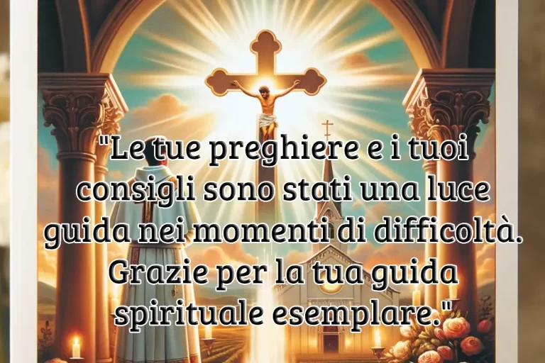 Frasi toccanti per esprimere gratitudine a un sacerdote