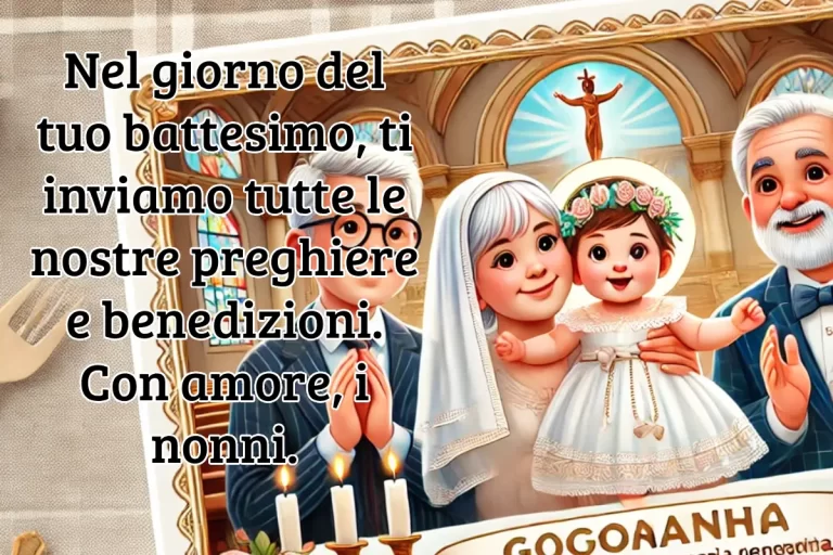 Frasi per il Battesimo del Nipote: Celebrare l'Inizio di un Viaggio
