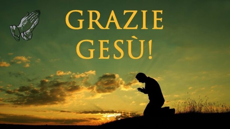 Grazie Gesù, Preghiera per Esprimere Gratitudine