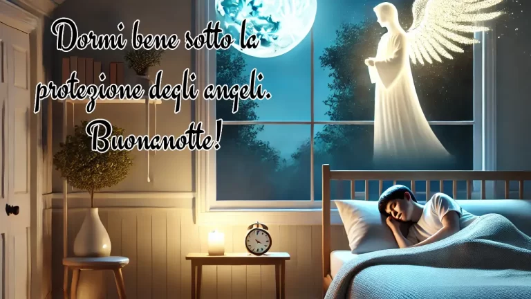 Frasi di Buonanotte con gli Angeli Custodi: Un Messaggio di Protezione