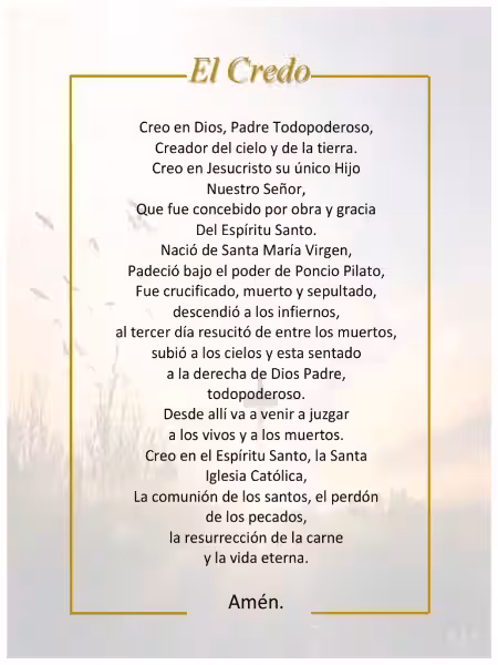 Descubriendo el Credo: Más allá de las Palabras
