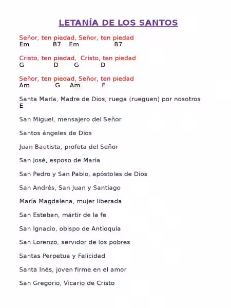 Letanías a los Santos: Un Camino a la Intercesión