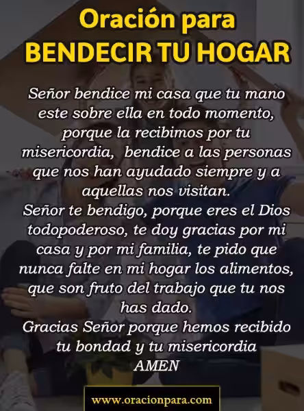 Creando un Hogar Abendecido: Una Oración para el Hogar