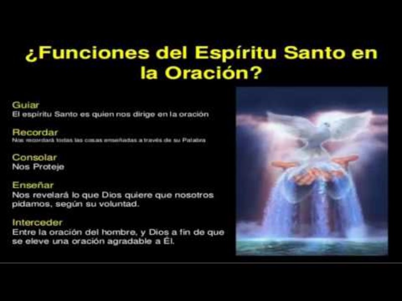 Las 8 Funciones Vitales del Espíritu Santo