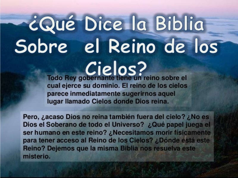 El Reino de los Cielos: Una Realidad Eterna y Presente