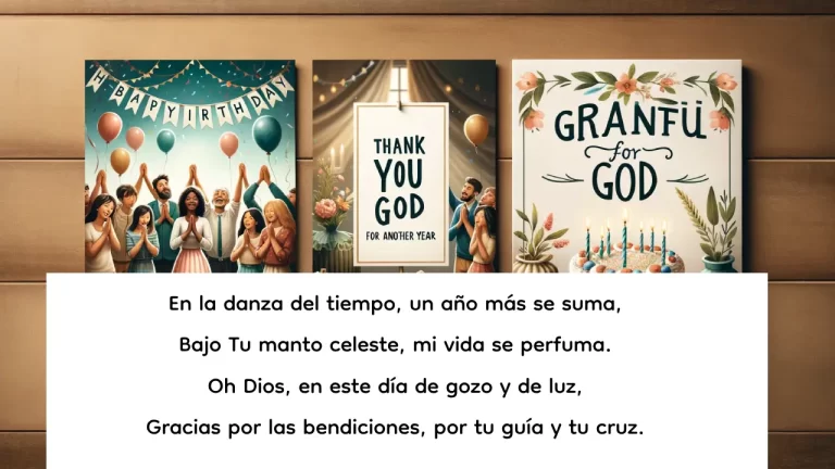 Palabras de agradecimiento a Dios por mi cumpleaños
