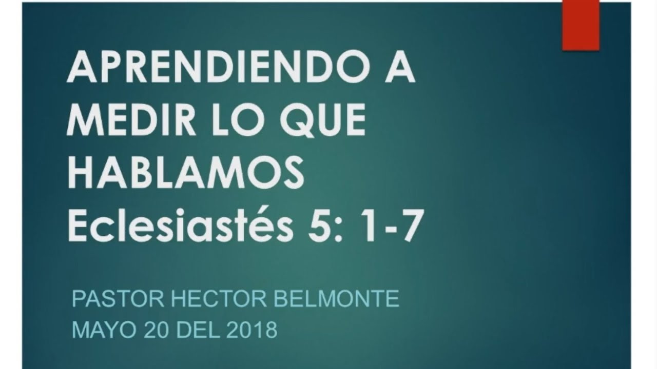 Explorando el significado del estudio bíblico sobre Eclesiastés 5:1-7